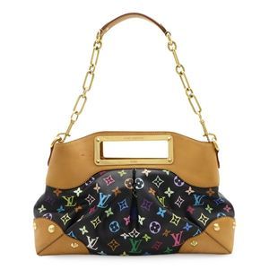 Louis Vuitton Monogram Multicolor Judy MM Handbag 2WAY Shoulder Bag Shoulder